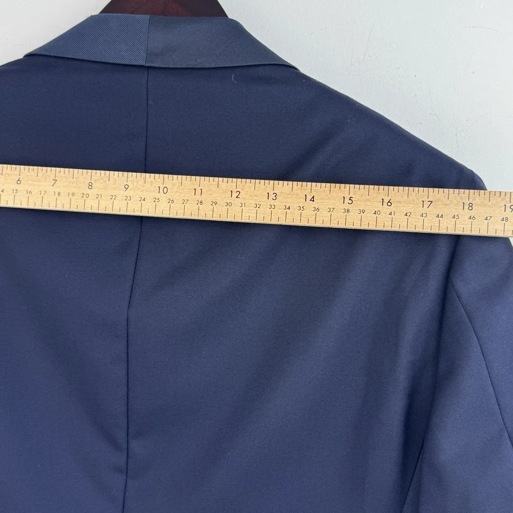Suitsupply Havana Shawl Tuxedo Jacket Men's 42R Navy VBC Super 110's Wool Slim